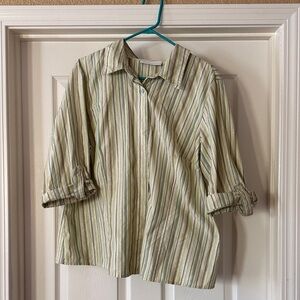 Striped Green women’s Shirt